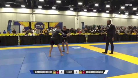 Abelicio Manuel Gonzales Jr vs Suyan Lopes Queiroz 2024 World IBJJF Jiu-Jitsu No-Gi Championship