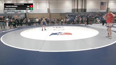 75 lbs Champ. Rd Of 32 - Jacob Graber, Summit Wrestling Academy vs Hoyt Rosman, Oak Hill Wrestling Club