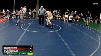 110 lbs Round 5 (8 Team) - Cole Schwartz, Grit Mat Club vs Gavin Rodriguez, PA Alliance