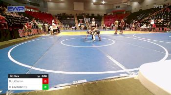 55 lbs 5th Place - Mitchell Little, Oklahoma Wrestling Academy vs Dean Lovelace, Caney Valley Wrestling