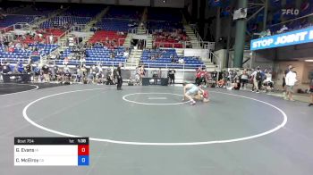 120 lbs Rnd Of 64 - Garrett Evans, Iowa vs Caleb McElroy, California