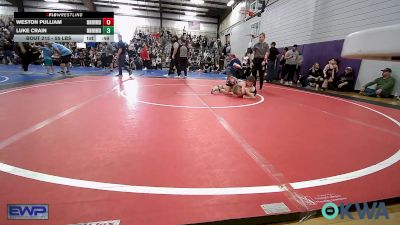 55 lbs Rr Rnd 2 - Weston Pulliam, Skiatook Youth Wrestling vs Luke Crain, Skiatook Youth Wrestling