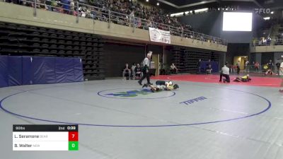 90 lbs Round Of 16 - Luca Seramone, Bear vs Bryson Walter, New Columbia