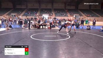 150 lbs Final - Richard Harris, Trion Mat Dogs vs Creed Thomas, Teknique Wrestling