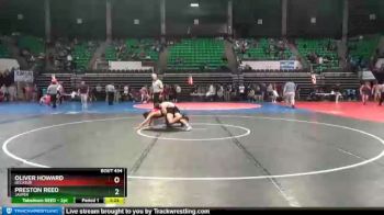 160 lbs Quarterfinal - Oliver Howard, Decatur vs PRESTON REED, Jasper