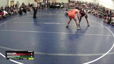 220 lbs Round 5 (6 Team) - Isaac Cobbs, Oklahoma Elite vs Remington Pugh, Kansas Mamba