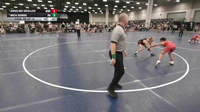126 lbs Cons. Rd Of 16 - Anselmo DeOllos, Nebraska Elite Wrestling Club vs Mick Dobbs, Interior Grappling Academy