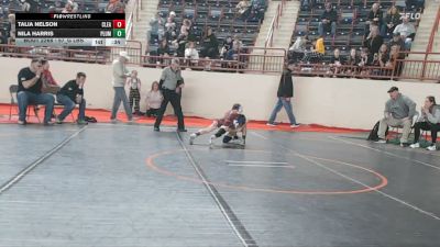 57_G lbs Round Of 16 - Talia Nelson, Clearfield vs Nila Harris, Plum