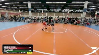 110 lbs Semifinal - Beckhem Fields, Cardinal Wrestling Club vs Evan Baker, Texas