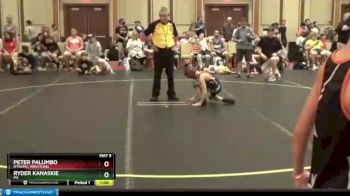 56 lbs Champ. Round 1 - Peter Palumbo, Dynamic Wrestling vs Ryder Kanaskie, M2