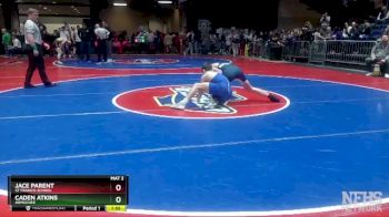 1A-150 lbs Semifinal - Caden Atkins, Armuchee vs Jace Parent, St Francis School