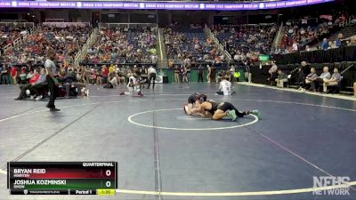 3A 120 lbs Quarterfinal - Joshua Kozminski, Dixon vs Bryan Reid, Hibriten