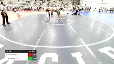 285 lbs Rr Rnd 1 - Mohamed Abdelatty, Escape The Rock vs Josh Nittenger, Buffalo Valley Blue