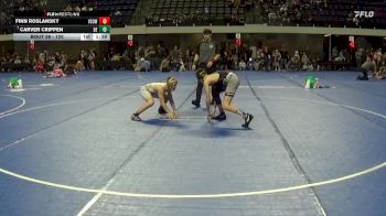 120 lbs Semifinal - Carver Crippen, Dc Elite vs Finn Roslansky, Victory School Of Wrestling