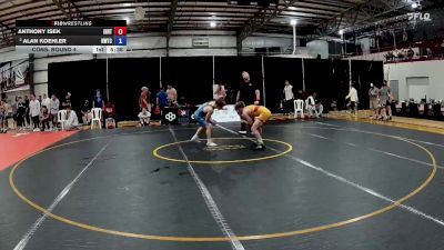 57 kg Cons. Round 4 - Anthony Isek, Indiana RTC vs Alan Koehler, Nebraska Wrestling Training Center