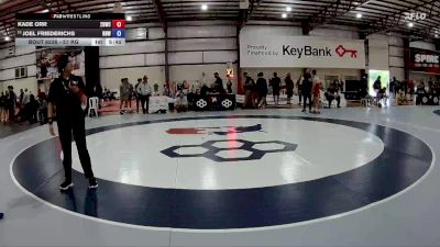 57 kg Cons. Round 4 - Kade Orr, 208 Badgers Wrestling Club vs Joel Friederichs, No Nonsense Wrestling
