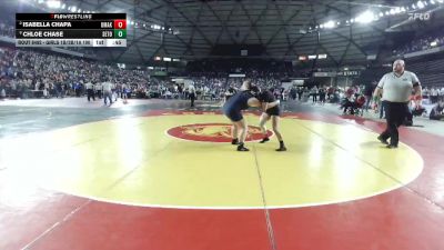 Girls 1B/2B/1A 190 Cons. Round 5 - Isabella Chapa, Omak (Girls) vs Chloe Chase, Seton Catholic (Girls)