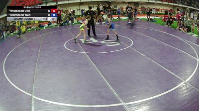 75 lbs Hartleigh Block, Montana 14U Girls vs Kenzlee Ledbetter, Utah 14U Girls