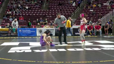 106 lbs Consi 2 - Ella Trahan, Fort Cherry-G vs Rosa Sanclementi, Wallenpaupack-G