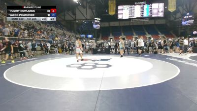 157 lbs Quarters - Tommy Rowlands, Ohio vs Jacob Penzkover, Wisconsin