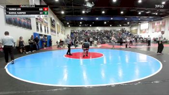 190 Girls 3rd Place Match - Sasha Harper, Olympian vs Tairen Lee, Ramona