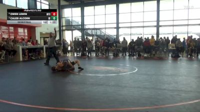 125 lbs Semifinal - Owen Lewin, McDominate Training Center vs Caleb Alcorn, DC Elite