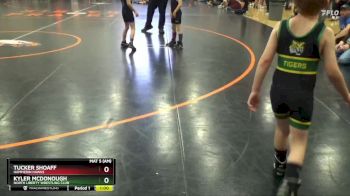 PW-8 lbs Cons. Round 1 - Kyler McDonough, North Liberty Wrestling Club vs Tucker Shoaff, Hammerin Hawks