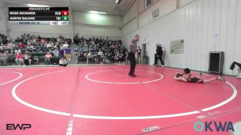 49 lbs Round Of 16 - Ross Richards, Roland Youth League Wrestling vs Austin Galaviz, Tuttle Wrestling Club