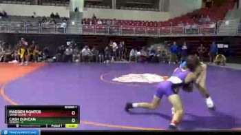 120 lbs Round 1 (8 Team) - Madden Kontos, Grand Island vs Cash Duncan, Seward