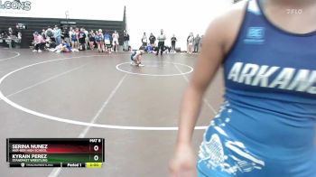 105 lbs Quarterfinal - Serina Nunez, Har-Ber High School vs Kyrain Perez, Standfast Wrestling