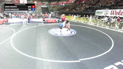 132 lbs Cons. Rd Of 32 - Jesse Iraheta, World Team Training Center vs Diego Gonzalez, Rancho Buena Vista High School Wrestling