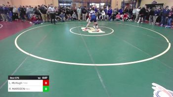 182 lbs Round Of 32 - Luke McHugh, Tyngsborough/Dracut vs RYAN MARSDEN, Mt. Anthony Union