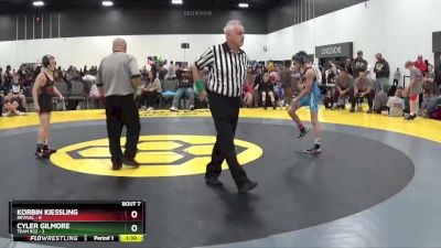80 lbs Round 3 (6 Team) - Korbin Kiessling, Revival vs Cyler Gilmore, Team 922