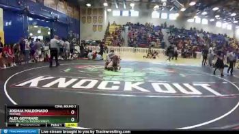 220 lbs Cons. Round 2 - Alex Geffrard, Miami Palmetto/ Phoenix Wrestl vs Joshua Maldonado, Westside