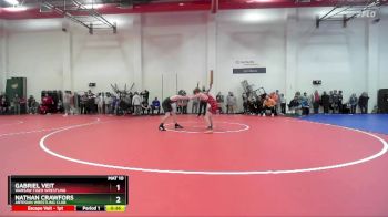 132 lbs Cons. Round 2 - Gabriel Veit, Warsaw Tiger Wrestling vs Nathan Crawfors, Artesian Wrestling Club