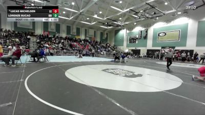 108 lbs Champ. Round 2 - Lorenze Bucao, Mira Mesa vs Lucas Michelsen, Cathedral Catholic