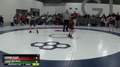 70 lbs Round 5 (6 Team) - Camden Place, Wrestling University vs Logan Vallalla, Team 922