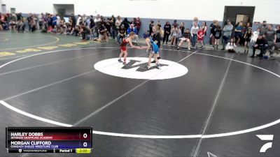 65 lbs X Bracket - Harley Dobbs, Interior Grappling Academy vs Morgan Clifford, Chugach Eagles Wrestling Club