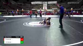108 lbs Cons. Round 3 - Noah Alonso, California vs Yanar Akoshali, Los Angeles Wrestling Academy