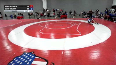 138 lbs Noah Wuthnow, Team Kansas Gold vs Gavin Culloty, Team Michigan - Red