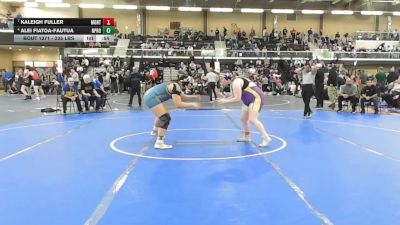 235 lbs Consi Of 4 - Kaleigh Fuller, Montachusett vs Alei Fiatoa-Fautua, North Providence