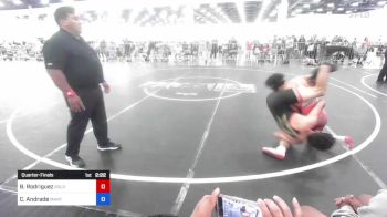 132 lbs Quarterfinal - Brennen Rodriguez, Gold Rush Wrestling vs Cash Andrade, Mantanona TC