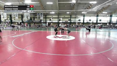 132 lbs Round Of 16 - Braxton Bohinc, Legend Wrestling Club vs Jeremiah Young, Honeybadgers