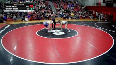 122 lbs Quarterfinal - Brinley Dinzeo, Penn Trafford vs Austin Smith, Mount Pleasant Area