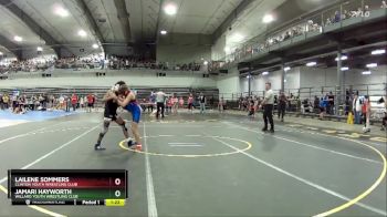 95 lbs Champ. Round 1 - Jamari Hayworth, Willard Youth Wrestling Club vs Lailene Sommers, Clinton Youth Wrestling Club