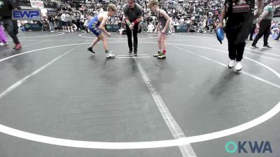 80 lbs Rr Rnd 2 - Liam Kappler, Choctaw Ironman Youth Wrestling vs Kingston Sims, Piedmont