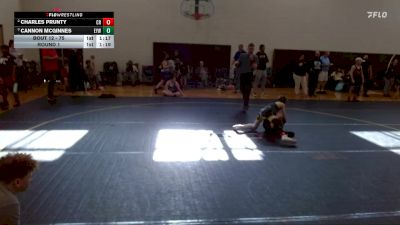 75 lbs Round 1 - Charles Prunty, Carolina Reapers vs Cannon McGinnes, Cobra Wrestling Club
