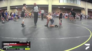 117 lbs Cons. Semi - Charlie Wheeler, Unattached vs Jaden Farr, Unattached