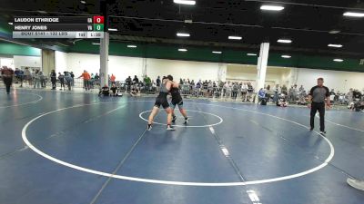 132 lbs Consi Of 128 #2 - Laudon Ethridge, GA vs Henry Jones, VA