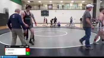 220 lbs Round 2 - Jack Stoffel, Staley High School Wrestling vs Hunter Benedict, Tonganoxie Wrestling Club